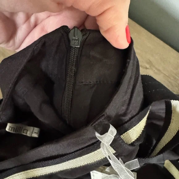 Miilla Clothing Black Maxi Skirt with Flowing Panels - Picture 5 of 13